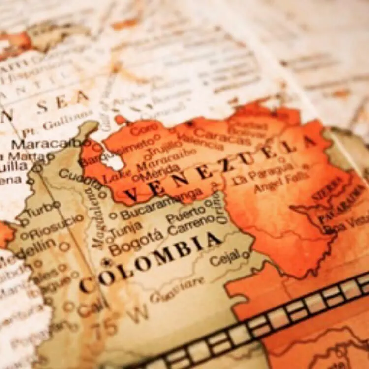 Carte Paris-Bogota Cécilia Cara