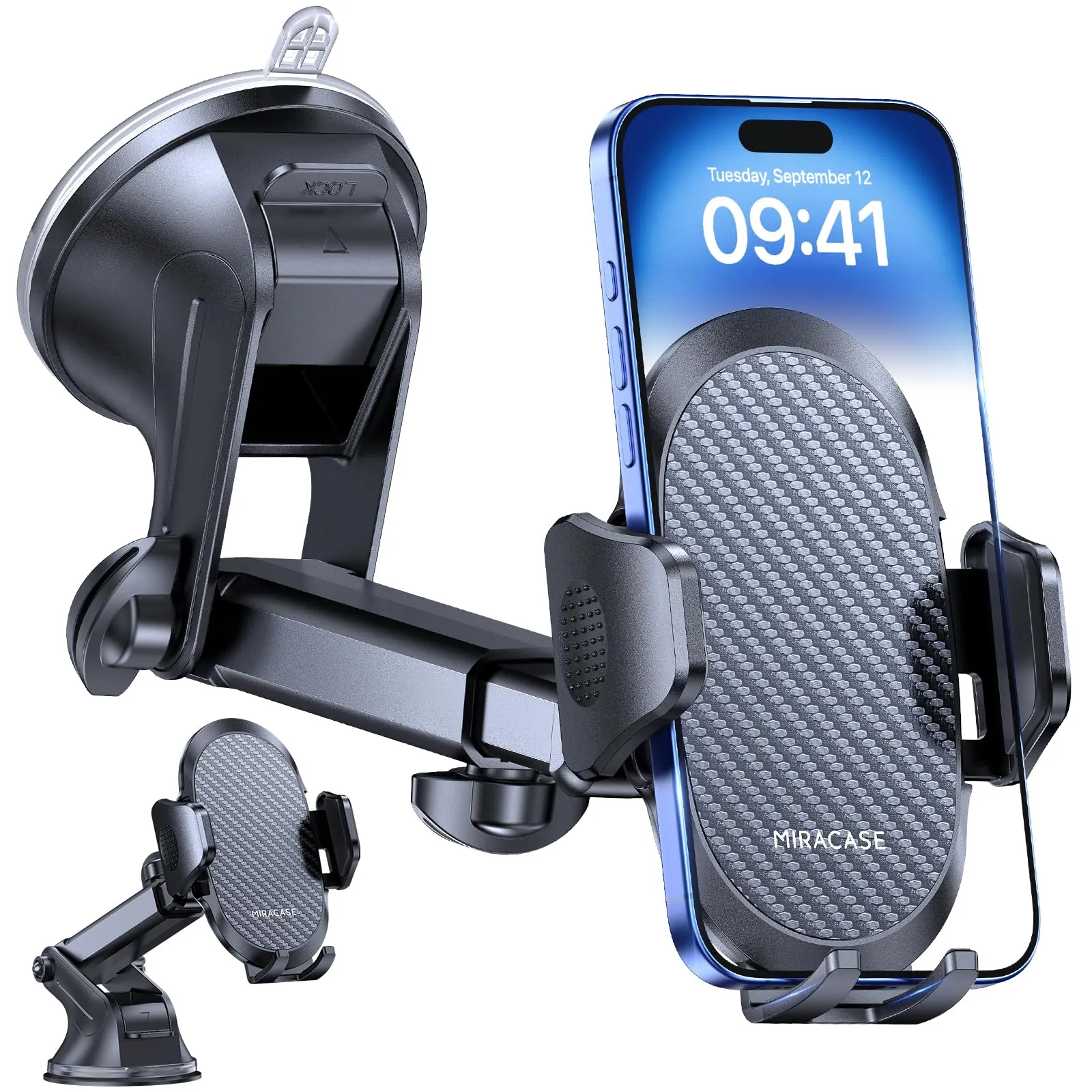 Miracase 2025 : le support téléphone voiture à ventouse qui révolutionne votre conduite