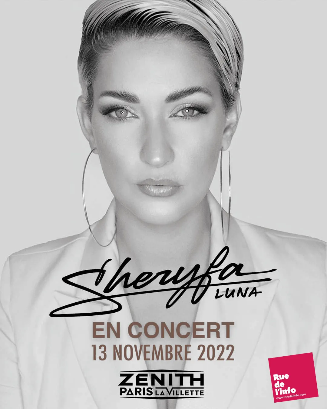 Sheryfa Luna : le 13 novembre 2022 au Zénith de Paris