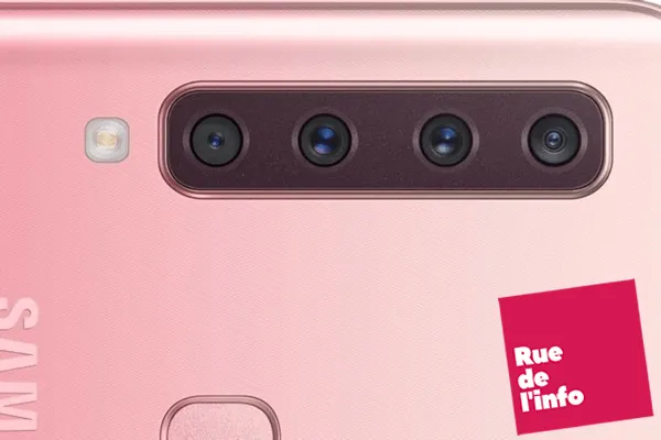 Samsung Galaxy A9 (2018) et ses 4 modules photo