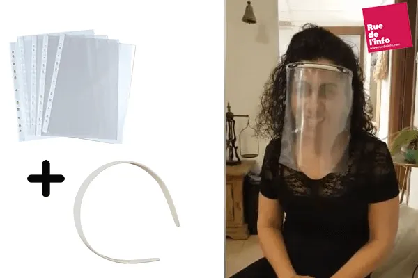 Comment faire son casque de protection Covid-19 pas cher ?