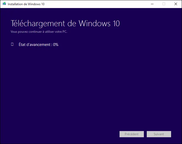 Rue de l’info w10 téléchargement de l’iso