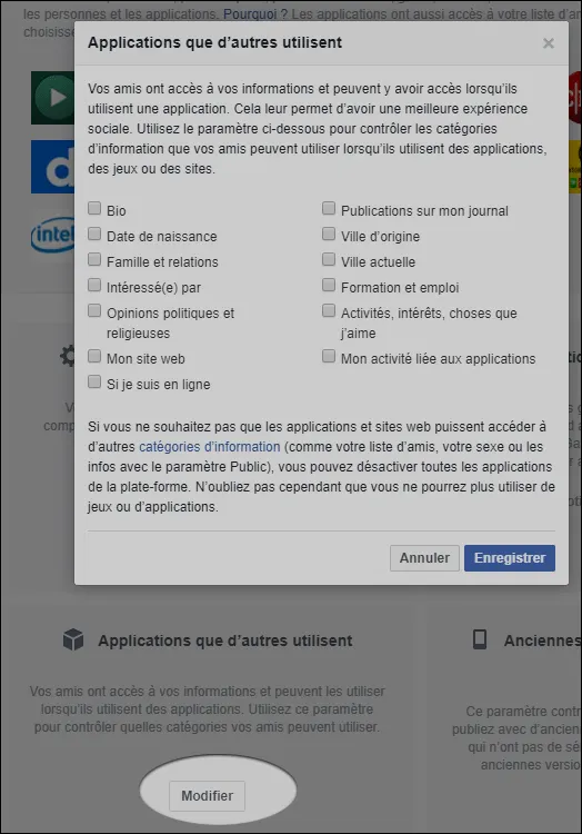 Facebook : comment empêcher les applications de voir vos données personnelles