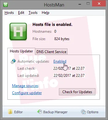 Bloquer les sites web malveillants grâce au fichier hosts