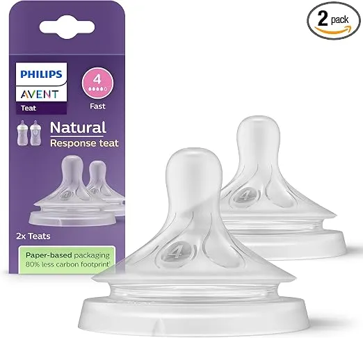 Tétines Philips Avent Natural Response Flow 4 : le remplacement malin à 5,99 €