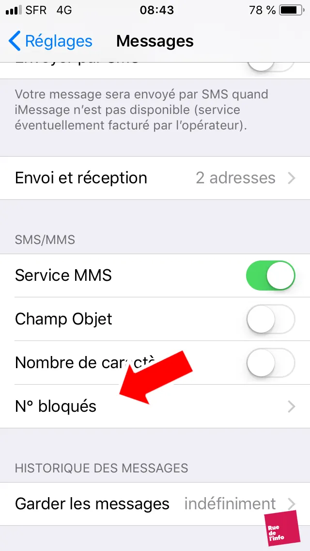Comment bloquer un contact sur un iPhone ? – rue de l’info