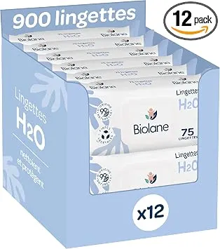 Biolane Water Wipes : 900 lingettes à 29,06 €, le pack géant qui change tout