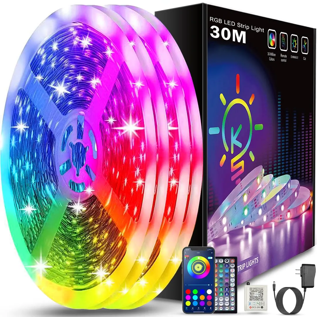 Illuminez votre intérieur avec le ruban LED Keepsmile 30m à prix doux