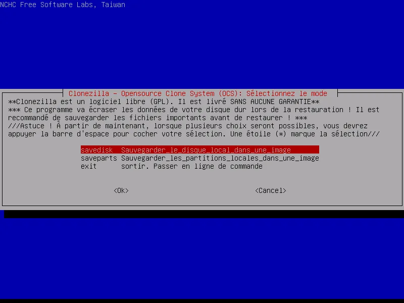 tuto – clonezilla – ruedelinfo