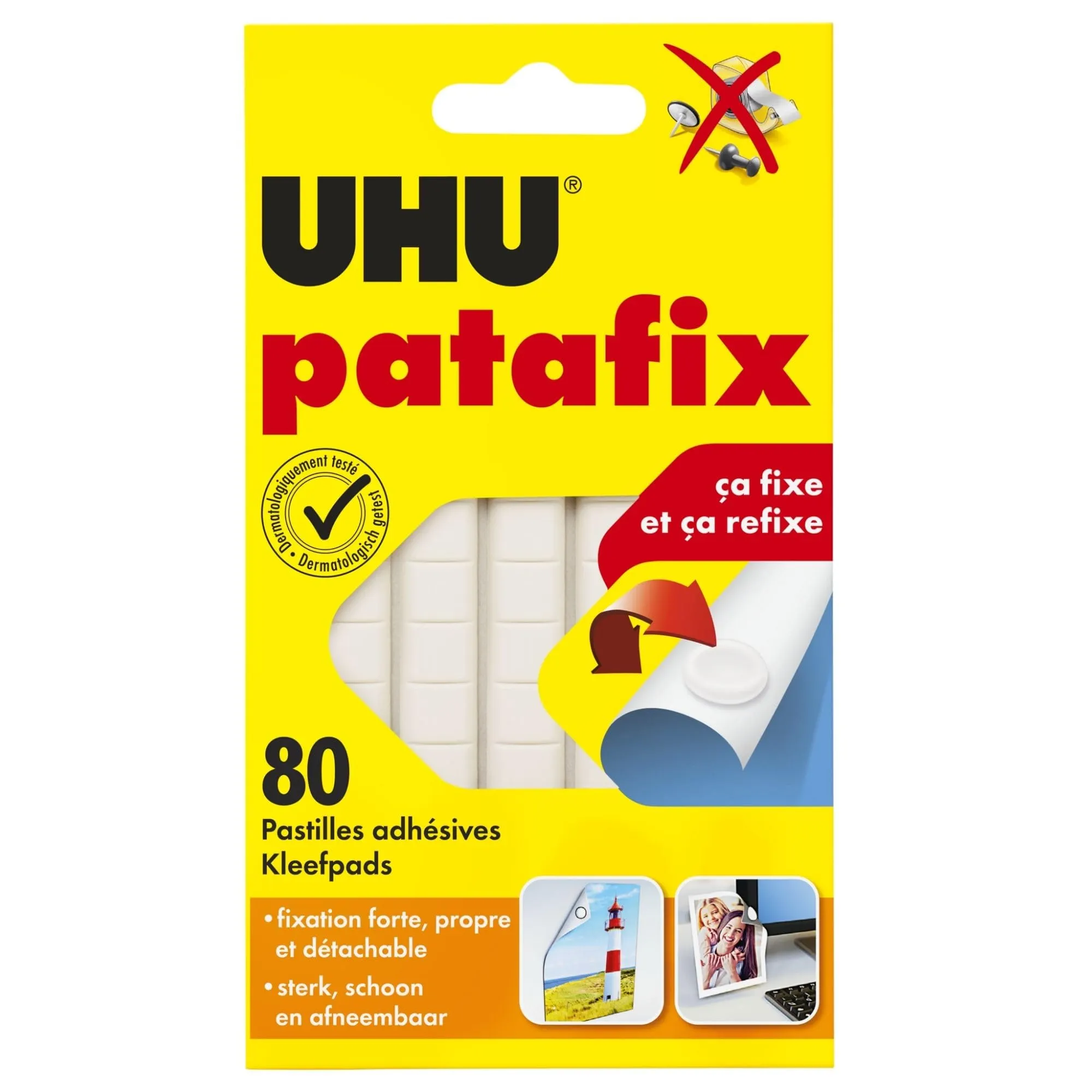 UHU Patafix : l’adhésif magique en pastilles prédécoupées à prix mini