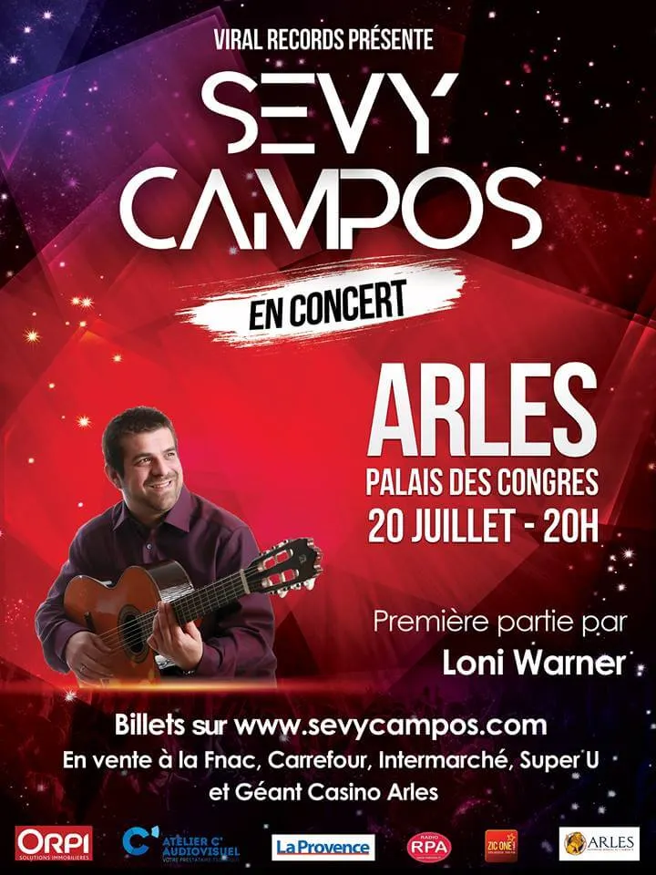 Sevy Campos Concer Arles le 20 juillet 2019