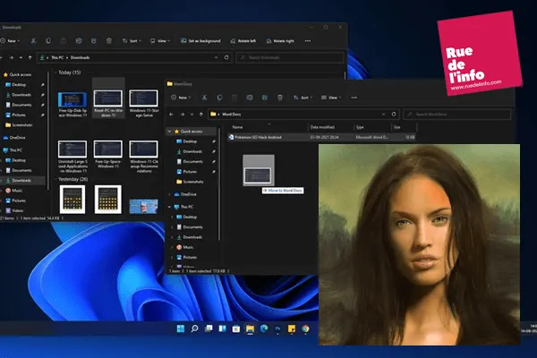 Windows 11 : Rétablir le glisser-déposer (drag and drop)