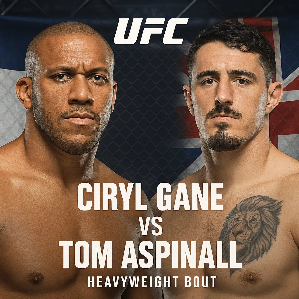Ciryl Gane vs Tom Aspinall : la guerre pour la ceinture UFC !
