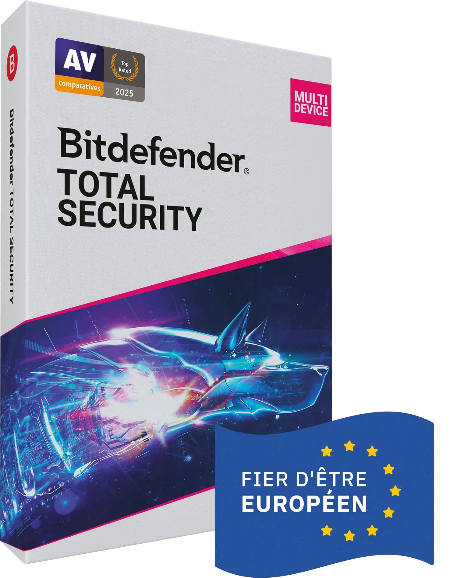 Bitdefender Total Security 2026 : protégez 10 appareils pendant 2 ans pour 59,49 €