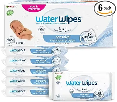 WaterWipes Sensitive Skin+ : la pureté dont la peau de bébé a besoin