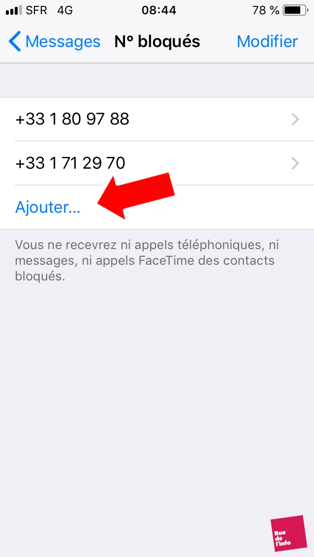 Comment bloquer un contact sur un iPhone ? – rue de l’info