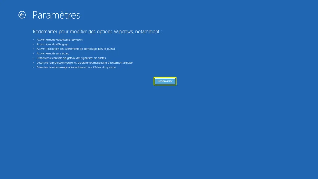 Démarrer en mode en échec – Windows 10 – Rue de l’info