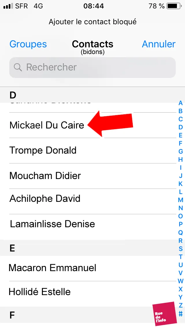 Comment bloquer un contact sur un iPhone ? – rue de l’info
