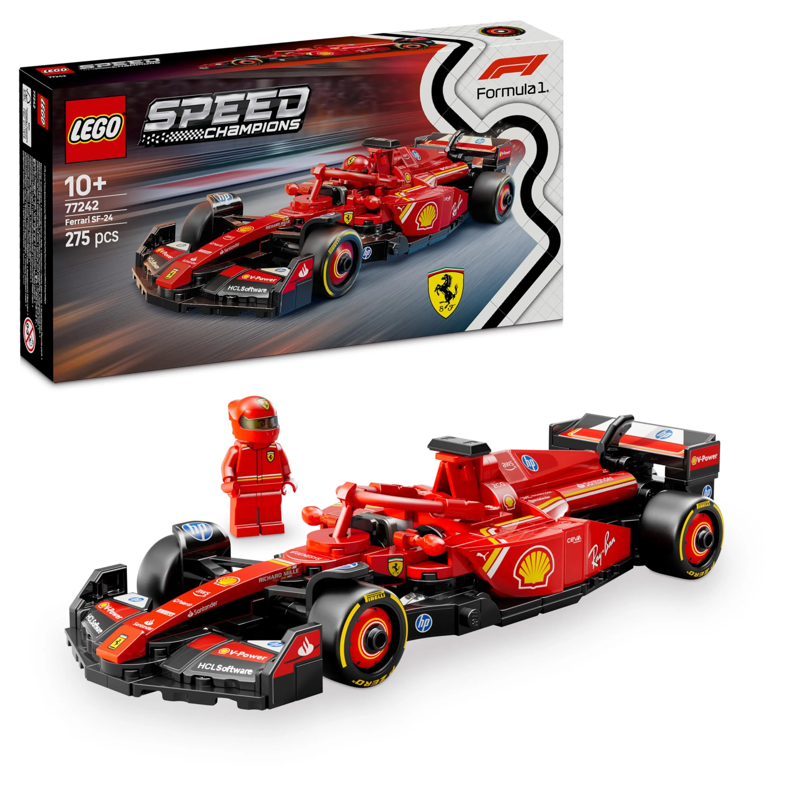 LEGO Speed Champions Ferrari SF-24 : la F1 de vos rêves à moins de 20 € !