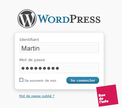 Installtion wordpress sur serveur – Rue de l’info