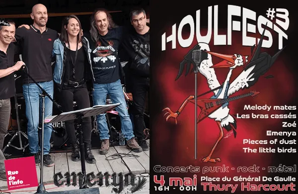 Houlfest #3 : Emenya de retour en concert le 4 mai !