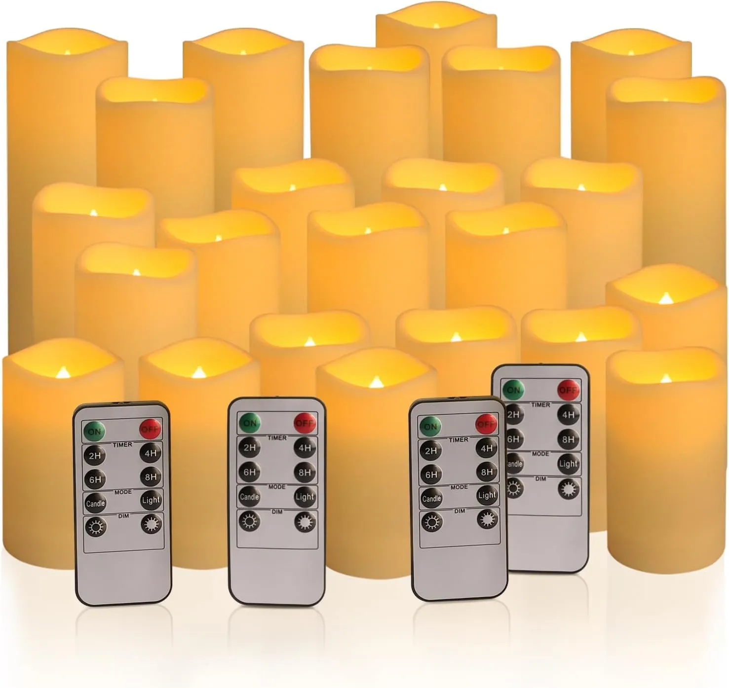 LIVEN : 24 bougies LED waterproof pour illuminer vos soirées dehors