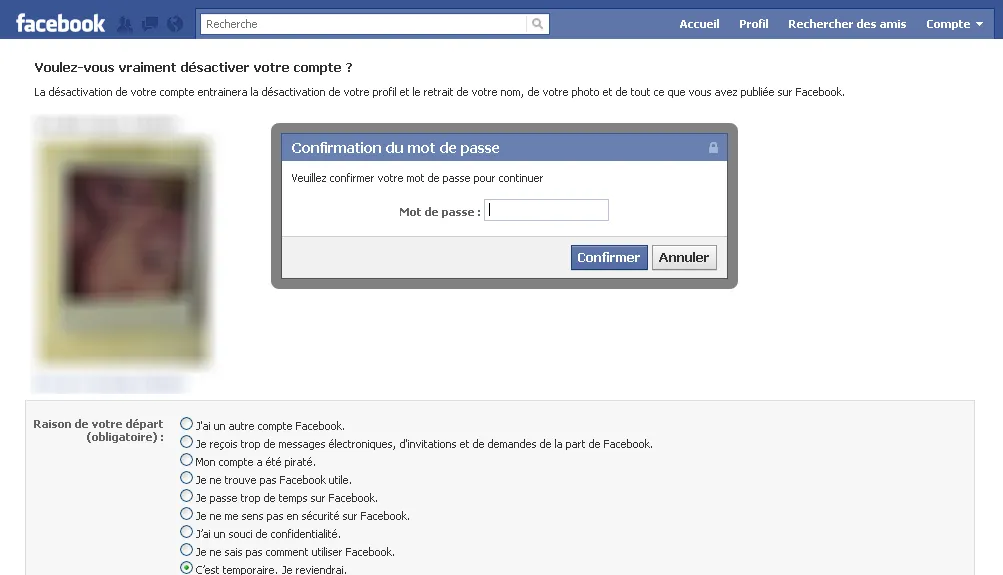 comment supprimer son compte facebook – rue de l’info