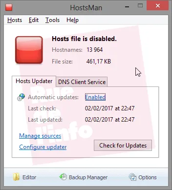 Bloquer les sites web malveillants grâce au fichier hosts