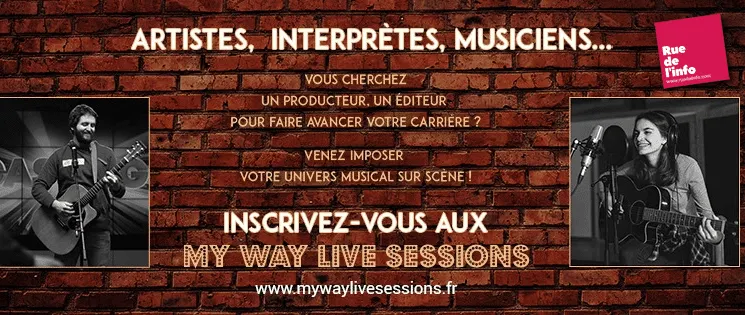 My Way Live Sessions : Votre univers musical sur scène !