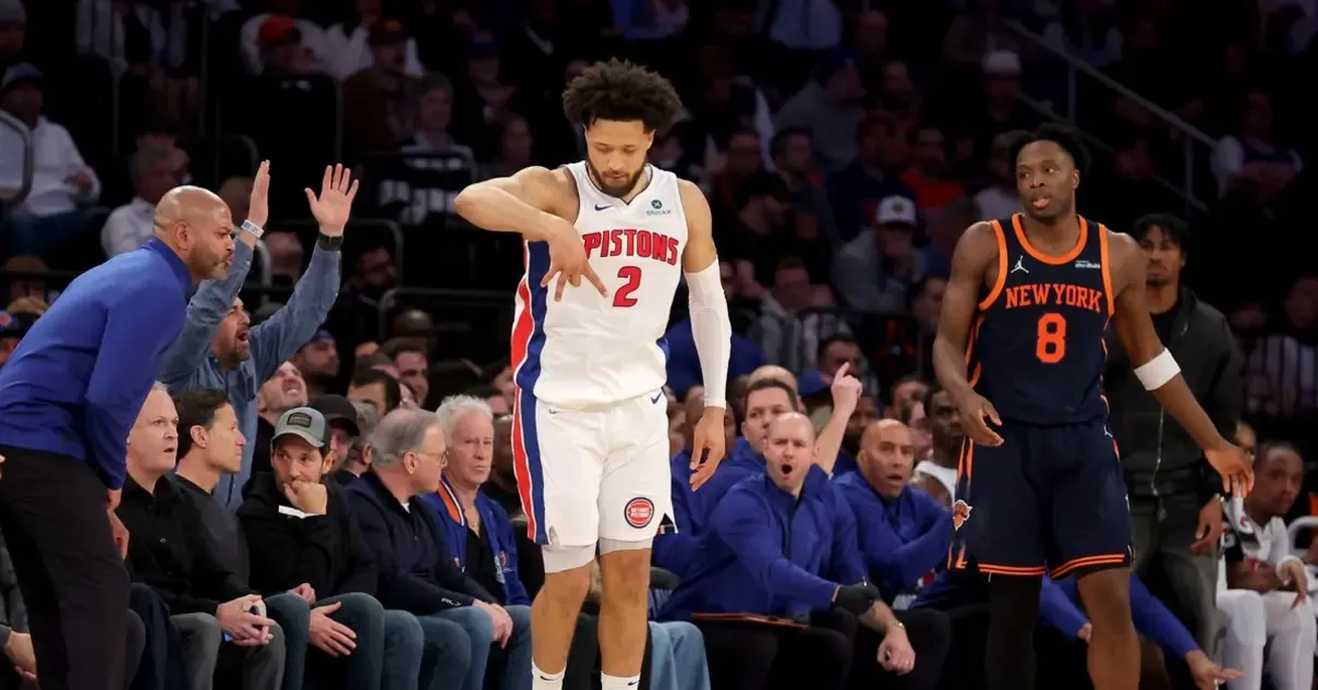 Les Pistons égalisent face aux Knicks : Cunningham brille et Detroit renoue avec la victoire en playoffs !