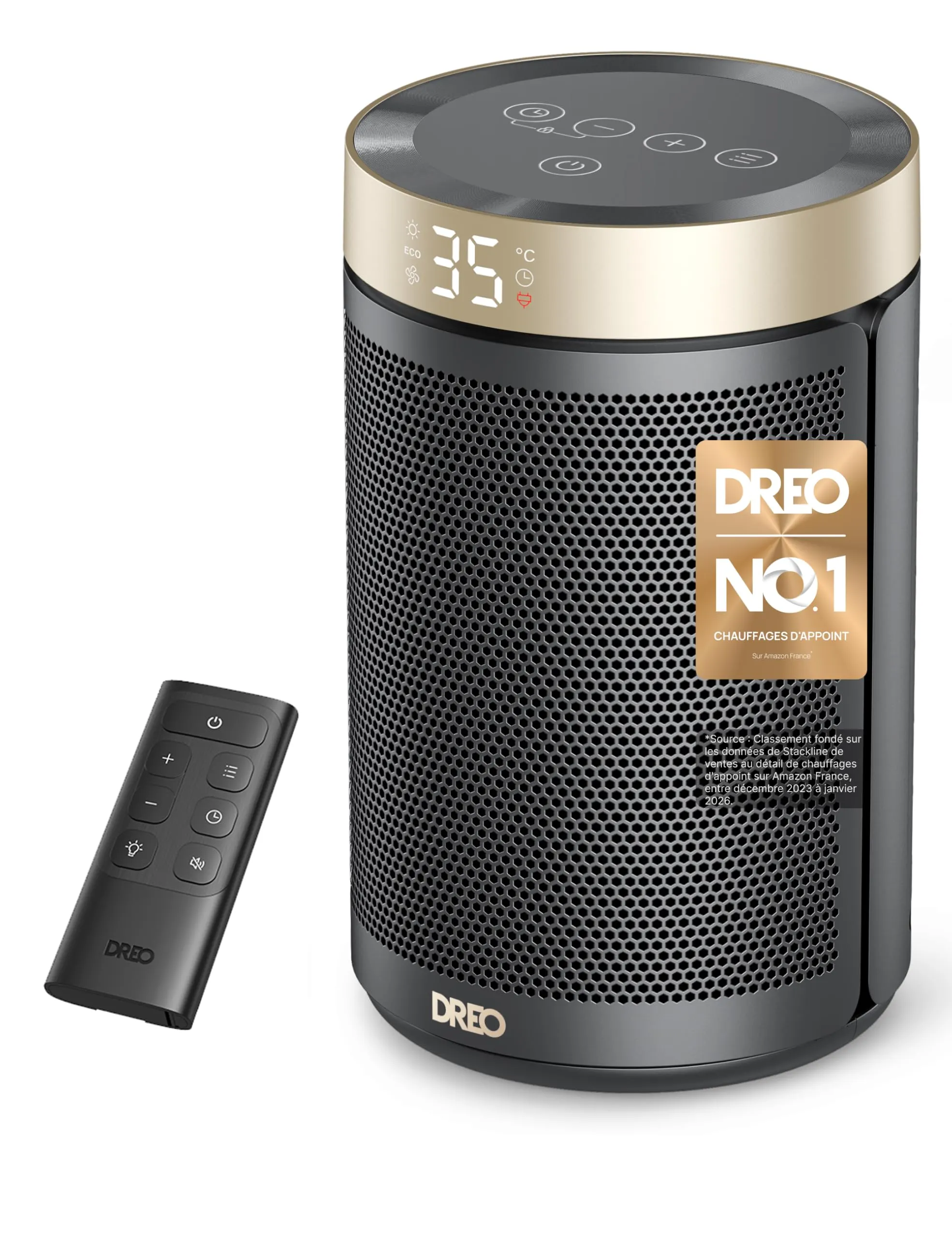 Dreo Space Heater : le chauffage d'appoint économique qui réchauffe vite et bien
