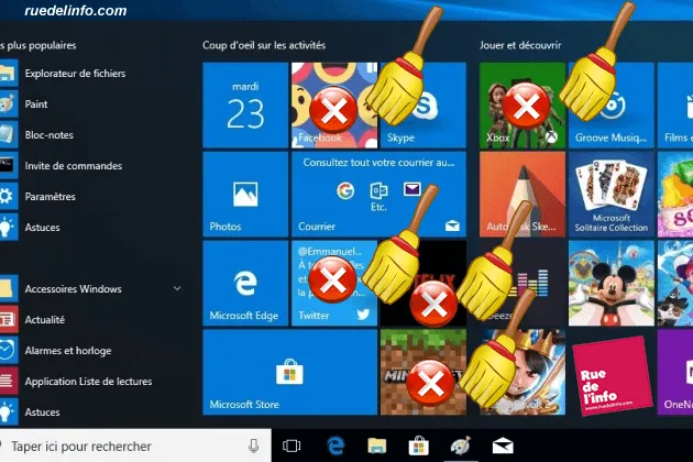 Comment supprimer tous les logiciels pré-installés sur Windows 10 ?