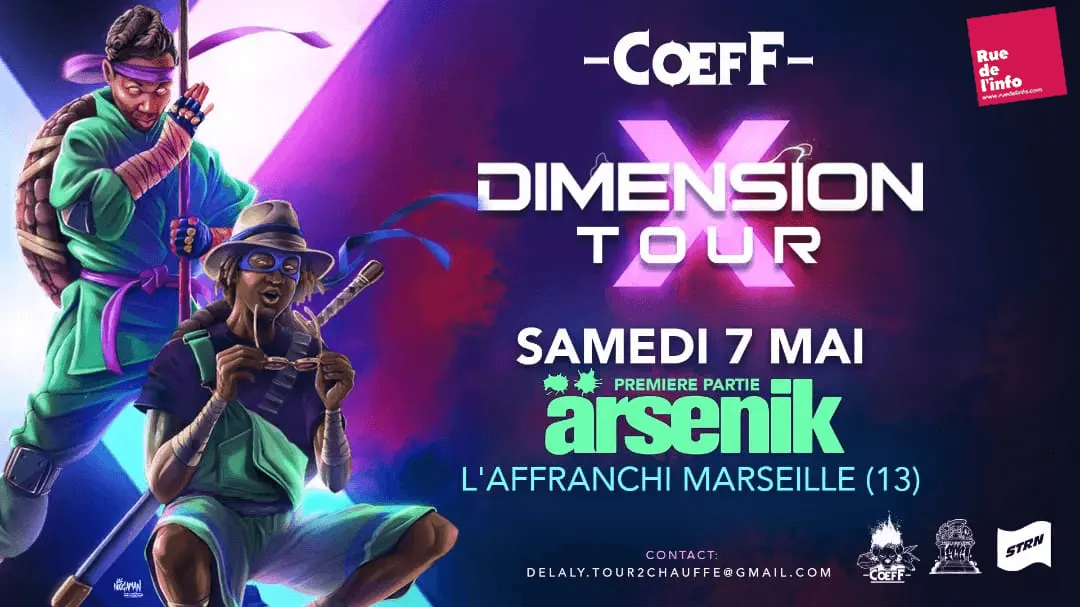 COEFF : Le groupe de Caen à Marseille avec ärsenik