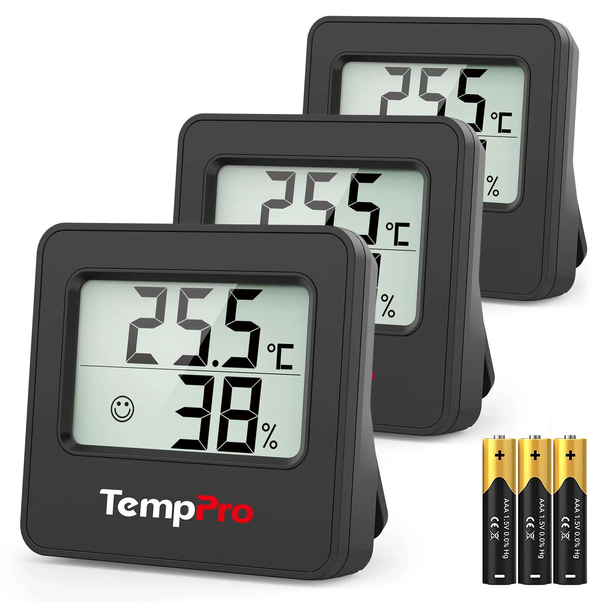 TempPro TP157 : 3 thermomètres d’intérieur pour 15,99 €
