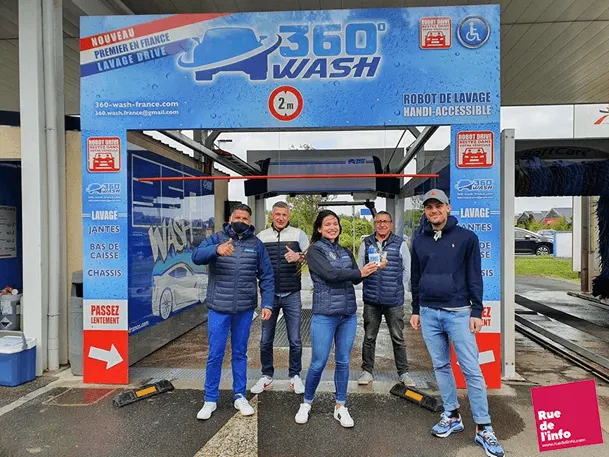 360° Wash : 1er portique de lavage Haute Pression « Drive » de France