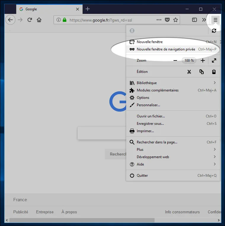 Naviguer en privée sur Internet
