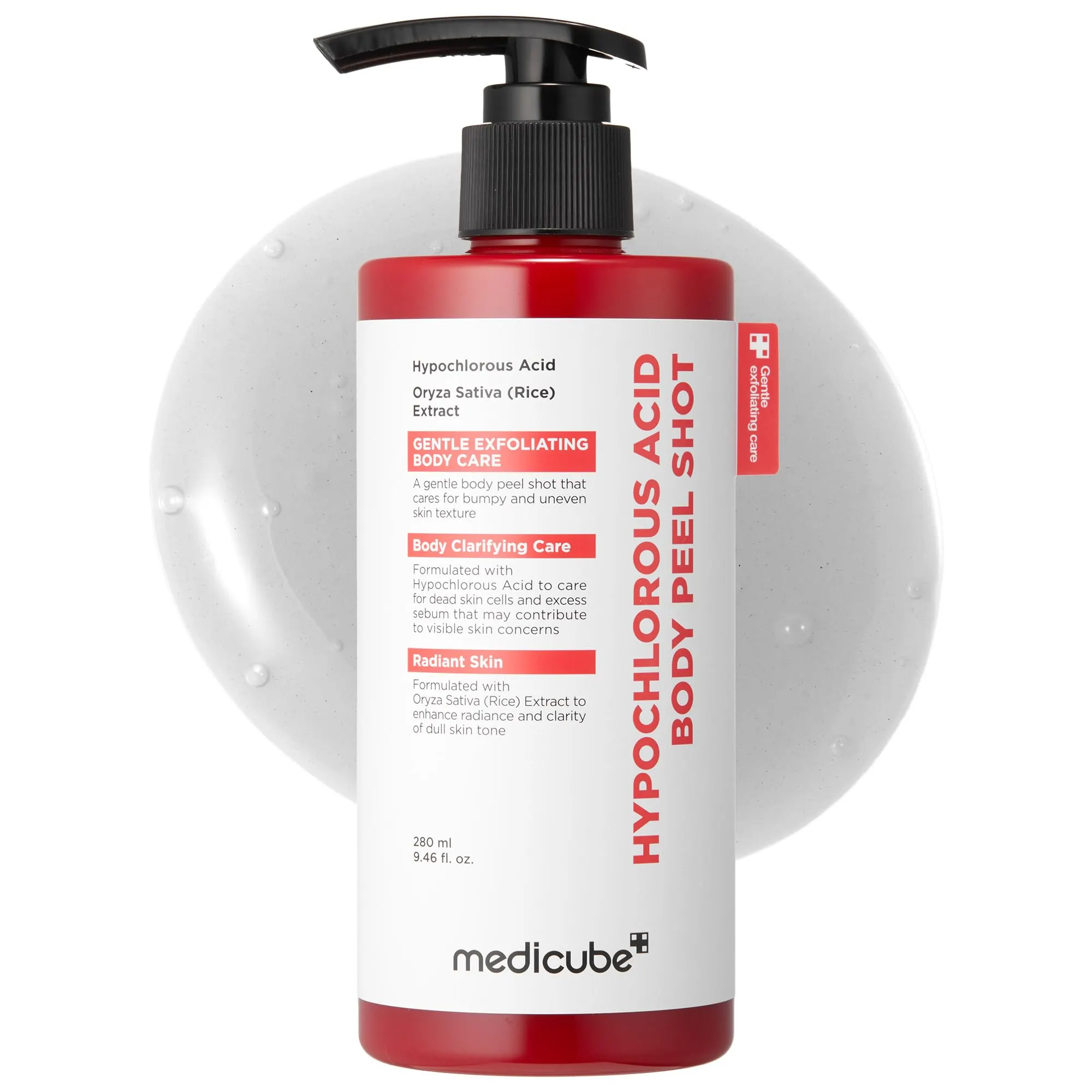 Medicube Body Peel Shot à l'acide hypochloreux : le soin corps qui fait peau neuve à 24,90 €