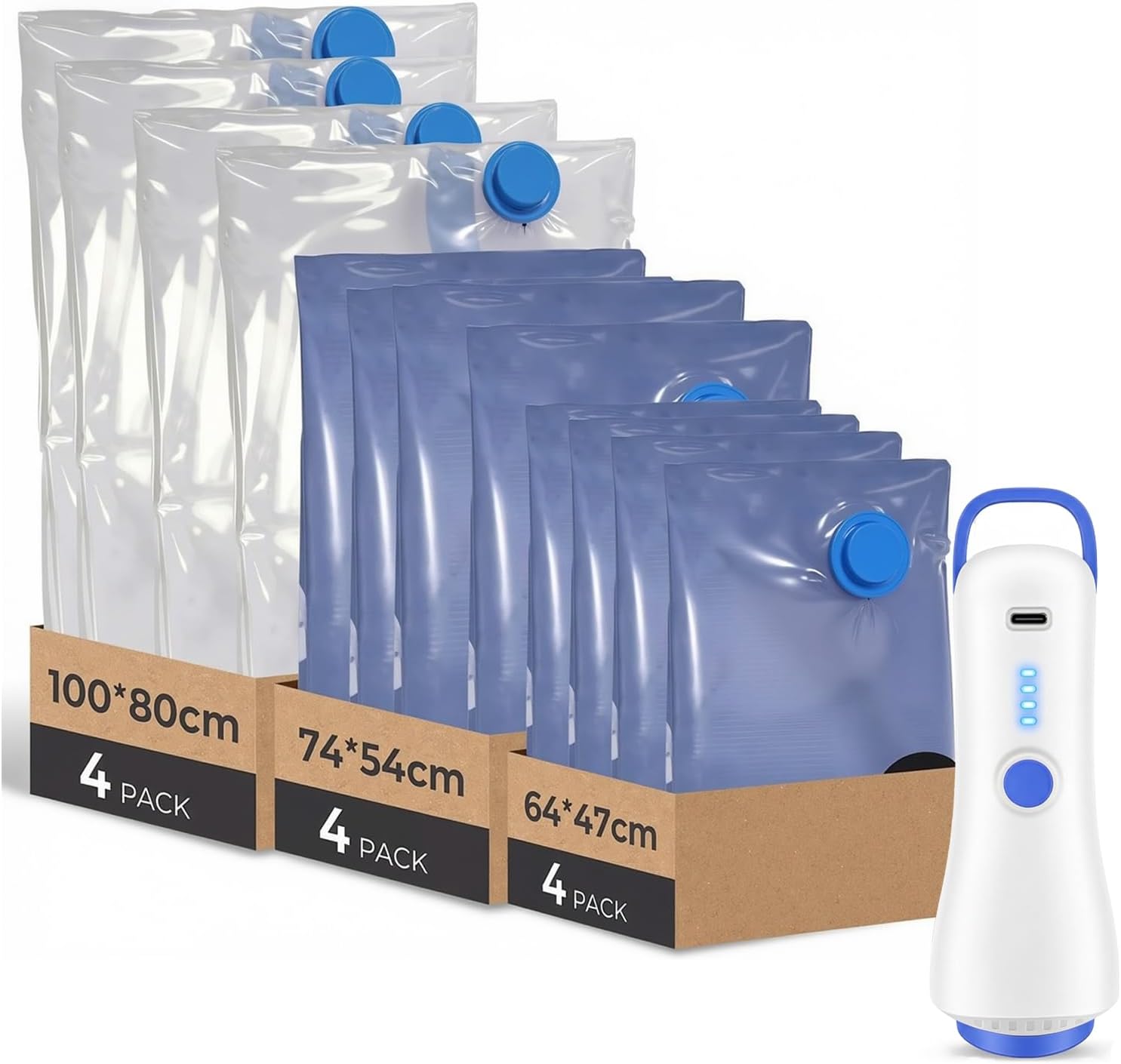 Révolutionnez votre rangement : le kit sac sous vide avec pompe électrique à prix doux