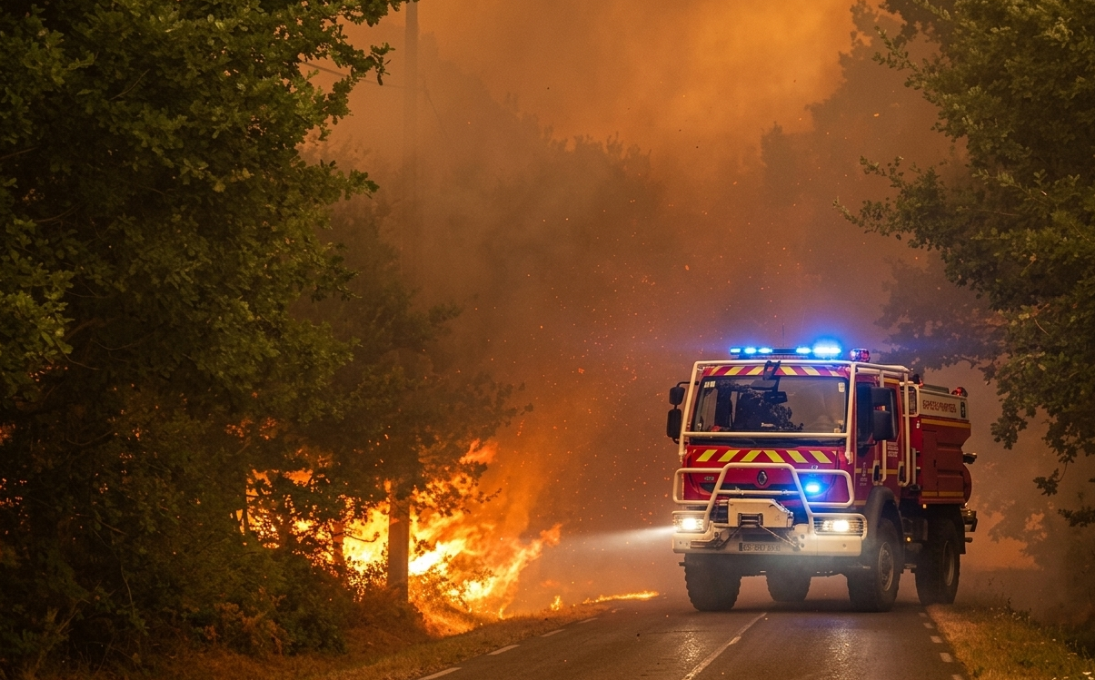 Incendie en Gironde : le feu aux portes de Bordeaux, un A400M déployé, 32 700 hectares brûlés